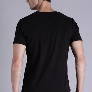 Camiseta Deportiva Casual de Punto para Hombre, Nueva Temporada, Personalizada, para Entrenamiento en Gimnasio, Manga Corta, Cuello Redondo, Corte Ajustado - Product Image 3