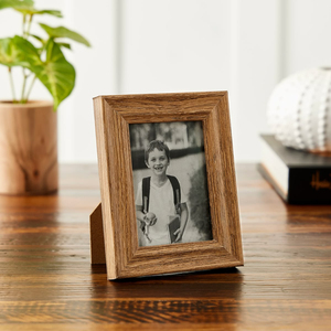 Wholesale Creative Eco-Friendly Scalloped Edge Solid Wood Photo Artisan Made Wavy <b>Border</b> <b>Picture</b> for Tabletop Home Customizable - Product Image 6
