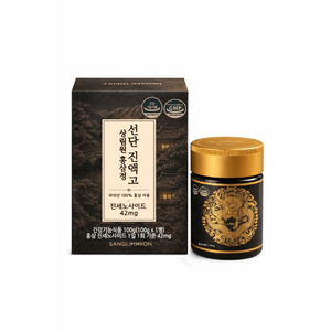 Suplemento Concentrado para la Salud, Pasta de Extracto de Ginseng Rojo Premium, Frasco Individual, Mejora la Memoria, Pasta de Ginsenoside de 42 mg - Product Image 4