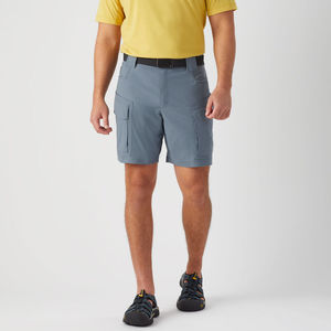 Shorts cargo mi-longs pour hommes avec logo personnalisé, poches, couleur unie, pour fitness, course à pied, gym, taille élastique, teinture unie, respirant - Product Image 2