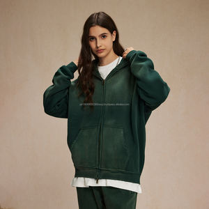 Custom Highstreet Washed 58% algodón de peso pesado Loose - Fit Custom LOGO Unisex 'Hoodies Adorable lavado prendas con capucha - Product Image 1