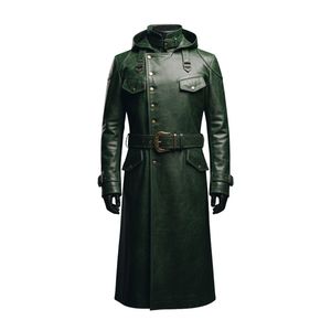 Manteau en cuir de vache noir pour femmes, produit de haute qualité, logo personnalisable, taille personnalisable, couleur personnalisable, design personnalisable - Product Image 2