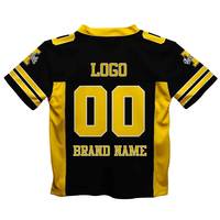 Camiseta de Fútbol Sublimada al 100% de Poliéster, Ligera y Transpirable para Verano, Manga Corta, Personalizable con Nombre y Número del Equipo, Venta al Por Mayor