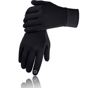 Mens And Womens Winter Gloves Touchscreen Windproof Thermal <b>Full</b> Finger Anti <b>Slip</b> Silicone Printing Palm Outdoor Sports Gloves - Product Image 1