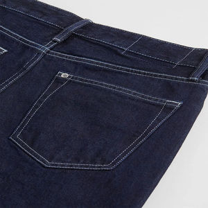 MEESAM LEATHER HOSIERY Jeans de mezclilla 100% algodón de secado rápido, vintage, de corte regular, lavados, rectos, para hombre y mujer, de invierno, de cintura alta - Product Image 5