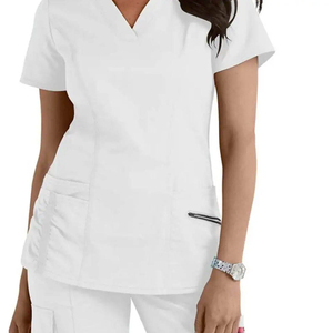 Performez à votre meilleur dans une tenue médicale en denim flexible avec tissu écologique et ajustement réglable pour une utilisation toute la journée - Product Image 4