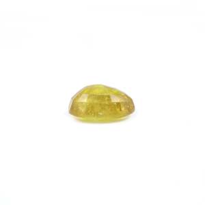 Natural Yellow Sapphire 6.4 Carat Faceted Loose Gemstone 11mm for Fine Jewelry - Product Image 3