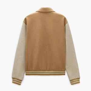 Chaqueta Varsity de Cuero con Logotipo Personalizado, Reversible, Estilo Urbano, con Letras en Relieve, para Hombre - Product Image 6