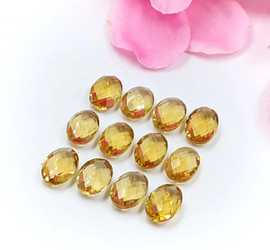 Citrine jaune facettée de qualité AAA, pierre précieuse ovale 14x10 mm, pierre naturelle pour la création de bijoux, cristal de guérison, prix de gros - Product Image 3
