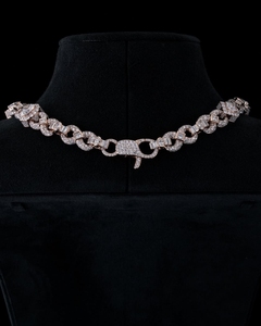 New Design <b>Infinity</b> Cuban Link Chain 925 Solid Silver Gold Plated Hip Hop Man Necklace VVS Moissanite Cuban Link Chain - Product Image 5