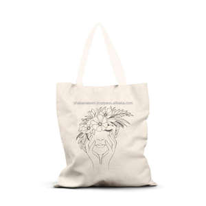 Bolsa de Compras de Lona de Algodón con Estampado de Huellas de Gato, Bolsas de Almacenamiento Modernas para Mujer, Bolsa de Mano de Algodón Ecológica de Gran Capacidad - Product Image 4