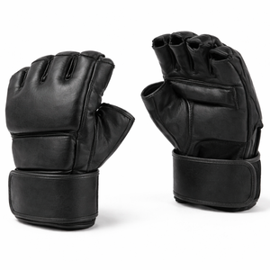 Gants de combat MMA à demi-doigts avec sangle de poignet, directement du fabricant - Product Image 4