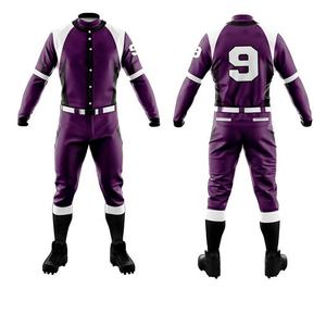 Conjunto de uniformes de béisbol deportivos personalizados para hombres, conjunto de uniformes de béisbol transpirables personalizados más vendidos, uniforme de estilo profesional - Product Image 1