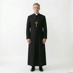 Túnica de Sacerdote Personalizada, Vestimenta Litúrgica de Primera Calidad, Ropa Religiosa Bordada, Venta al por Mayor de Vestimenta Clerical - Product Image 6