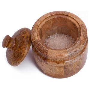 ฝาปิดชามน้ำตาลไม้มะม่วง ทำด้วยมือ เป็นมิตรกับสิ่งแวดล้อม ภาชนะเก็บของสำหรับงานปาร์ตี้ สำหรับใส่ขนม เครื่องเทศ และเครื่องปรุงรส - Product Image 5