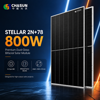 Panneau solaire AIKO STELLAR 2N+78 800W de type N, efficacité de 24,9 %, double vitrage bifacial, panneaux solaires de niveau 1, module solaire haute puissance