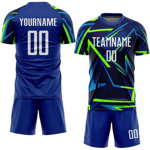 Conjuntos de Fútbol Personalizados al por Mayor, Fabricante OEM, Uniformes de Fútbol de Poliéster de Secado Rápido, Proveedor de Uniformes para Equipos con Marca Privada - Product Image 1