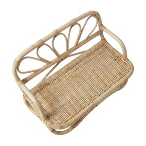 High Quality Woven Rattan Baby Doll <b>Sofa</b> For Playroom Decor Kids Toy <b>Cheap</b> Price Factory Direct Sale Hot Sale Toy - Product Image 1