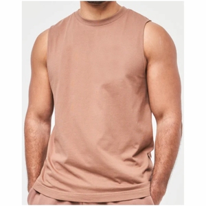 Débardeur de sport pour homme, sans manches, 100% polyester, respirant, séchage rapide, été, musculation, fitness, entraînement - Product Image 1