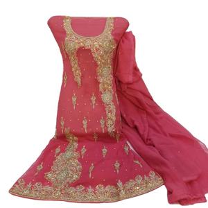Salwar Kameez pakistaní para mujer más vendido de AJM, el vestido informal de cachemir, algodón y seda más demandado. - Product Image 1