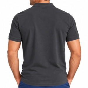 เสื้อโปโลชายแขนสั้นลำลอง ปักลายด้านหน้าตามสั่ง ผ้าทอสำหรับกอล์ฟ ระบายอากาศได้ดี ผลิตจากโพลีเอสเตอร์/คอตตอน พิมพ์ลายดิจิทัล - Product Image 2