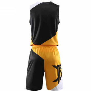 Ensemble de maillots de basket-ball personnalisables pour hommes, ensemble de survêtement universitaire vierge, uniformes de basket-ball unisexes pour jeunes, tenue de basket-ball - Product Image 3