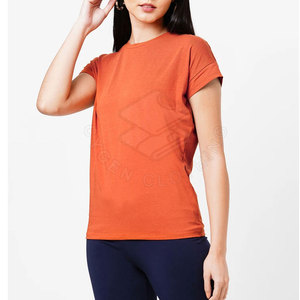 Camisetas Clásicas de Cuello Redondo para Mujer, 100% Algodón Ecológico, Transpirables, de Secado Rápido, para Uso en Todas las Estaciones - Product Image 3