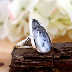 Anillo hecho a mano de Plata de Ley 925, anillo de todos los tamaños, anillo de piedras preciosas ovaladas naturales, anillos para mujeres, regalos de navidad - Product Image 5