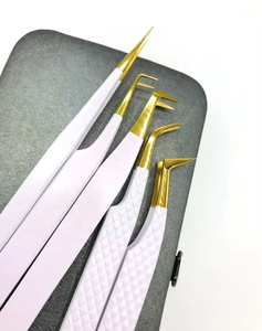 Customized High Quality Premium Eyelash Tweezers Stainless Steel Straight Tip <b>Precision</b> <b>Tool</b> New Arrival for Eyelash Extensions - Product Image 5