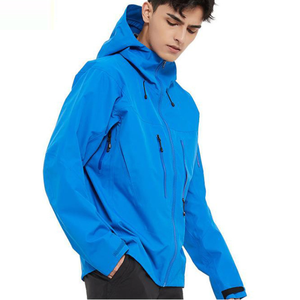 2024 New Outdoor Jacket Waterproof Softshell Hooded Windbreak Jacket Summer Polyester Standard Adults Print <b>for</b> <b>Men</b> Coated - Product Image 3