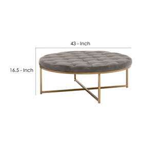 Latest New Best Modern Design New Indian Patchwork <b>Pouf</b> Ottoman <b>Blue</b> Patchwork Round <b>Pouf</b> Floor Seating - Product Image 5