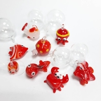 Artisanat en verre de Murano soufflé à la main, motif poisson bulle, collection Chien Keng, prêt pour la célébration - 100% soufflé à la main, coloré, durable et artistique
