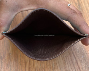 Bota de cuero genuino para mujer, tarjetero Stich, monedero elegante, cuero pequeño, gran oferta, billetera Unisex, tarjetero - Product Image 6