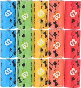 ถุงเก็บอุจจาระสุนัขแบบม้วน - ที่เก็บขยะกันรั่วสำหรับสุนัขและแมว สำหรับทำความสะอาดขยะกลางแจ้ง - อุปกรณ์สำหรับสัตว์เลี้ยง - Product Image 1