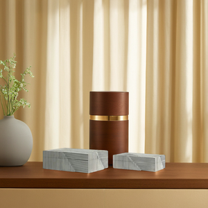 Caja Decorativa Hecha a Mano de Resina Ecológica, Estuche de Almacenamiento de Joyas Tallado para el Hogar, Oficina y Organizador de Escritorio, Regalo Navideño - Product Image 2