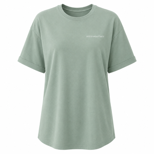 เสื้อยืดผู้หญิงปี 2026 สีชมพู ทรงปกติ ไหล่ตก ผ้าคอตตอนเจอร์ซีย์เนื้อหนา สตรีทแวร์ เป็นมิตรกับสิ่งแวดล้อม ระบายอากาศได้ดี เหมาะสำหรับฤดูร้อน - Product Image 4