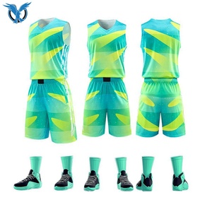 Conjunto de uniforme de baloncesto para hombre y mujer, uniforme colorido de buena calidad, a la moda - Product Image 6