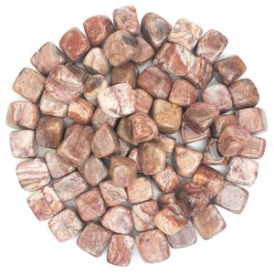Piedras Pulidas de Jaspe Rosetta Natural de 18-25 mm, Piedras Preciosas para Joyería, Manualidades, Decoración del Hogar, Venta al por Mayor - Product Image 1
