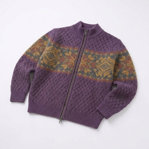 Cardigan pour homme de haute qualité à col en V, patte de boutonnage, gris chiné, tricot côtelé, manches longues, fabrication OEM ODM - Product Image 3
