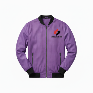 Bomber <b>jacket</b> Custom Logo Men <b>Jacket</b> PU Leather Casual Zipper <b>Jacket</b> <b>Lightweight</b> Stylish Outerwear - Product Image 1