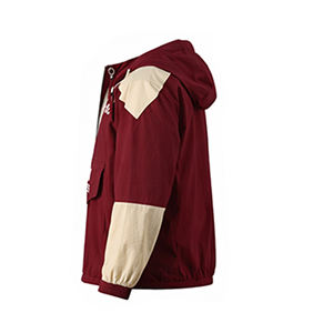 แจ็คเก็ตบอมเบอร์สีขาวสไตล์ลำลองแบบยูนิเซ็กซ์  ขนาด 6XL  แบบกันลมสำหรับฤดูหนาว  ตกแต่งด้านหน้าได้ตามต้องการ  แบบโค้ชบลูซอง  ปิดด้วยซิป - Product Image 4