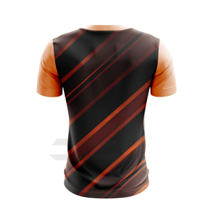 Camiseta de Hombre Tejida de Punto Grueso con Tie-Dye, Logotipo Frontal Minimalista, Cuello Redondo, Manga Corta, Corte Regular, Spandex/Poliéster, Casual - Product Image 2