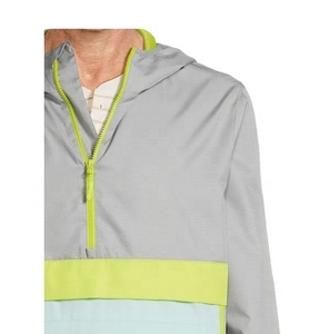Veste coupe-vent décontractée pour homme, imperméable, respirante, légère, à capuche, avec logo personnalisé, veste coupe-vent pour homme - Product Image 5