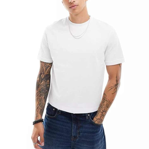 Camisetas al por Mayor B2B con Cinta de Contraste en el Cuello, Estilo Urbano Moderno, Color Personalizado, Pedidos al por Mayor de Fábrica - Product Image 3