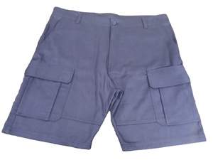 Shorts décontractés pour hommes Pantalon de sport imprimé personnalisé de couleur unie Short cargo en jean respirant pour hommes - Product Image 2