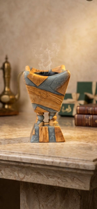 Most Selling Elegant Epoxy Resin and Natural Wood <b>Bakhoor</b> Burner for Arabic <b>Oud</b> Frankincense & Home Decor Worldwide Supply - Product Image 6