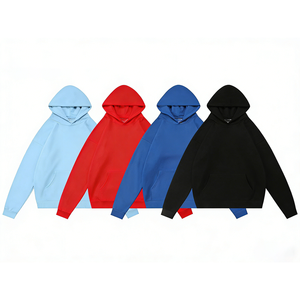 Sudadera con Capucha Oversize Unisex de Algodón y Forro Polar, Estilo Urbano, Cálida y a la Moda, con Estampado Puff, Ropa de Invierno para Fabricantes - Product Image 4