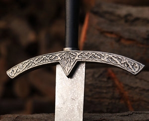 Espadas LEGACY BLADES, Réplica de Espada Metálica Moderna Hecha a Mano, Diseño Grabado, Acero Inoxidable, Coleccionable, para Bodas, Cumpleaños, Decoración para Colgar - Product Image 3