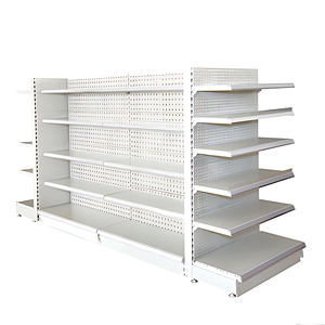 Étagère de présentation en métal sur mesure pour supermarchés, gondole légère, étagères réglables pour magasins de détail et supérettes - Product Image 3