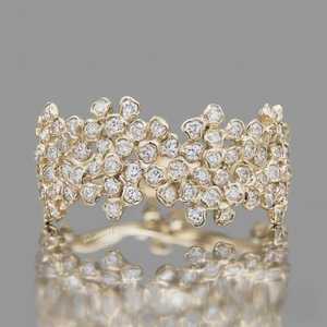 Pulsera de tenis clásica vintage con eslabones en S de moissanita, chapada en oro amarillo de 14K, joyería para mujer, producto hecho a mano al por mayor - Product Image 1